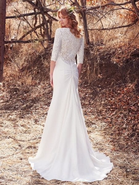 Back of Cora Wedding Dress from the Maggie Sottero Cordelia 2017 Bridal Collection