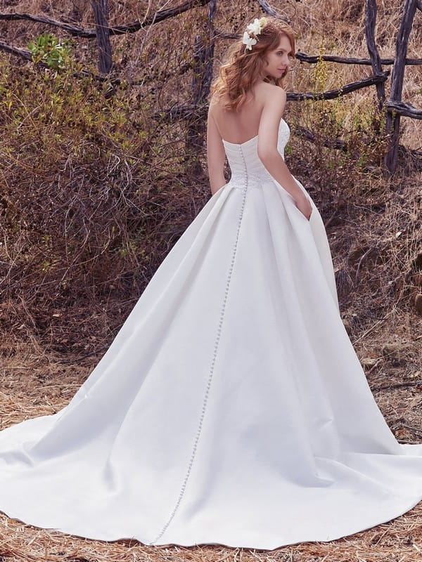 Back of Cressida Wedding Dress from the Maggie Sottero Cordelia 2017 Bridal Collection