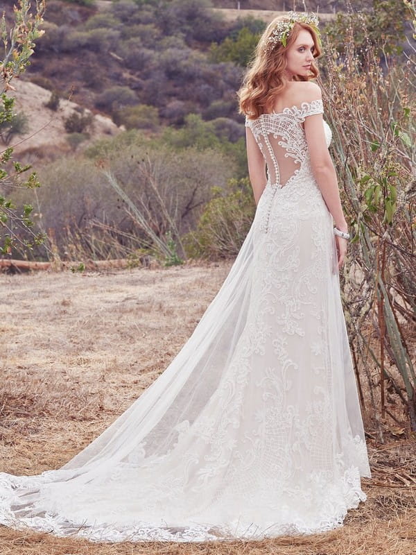 Back of Daisy Wedding Dress from the Maggie Sottero Cordelia 2017 Bridal Collection