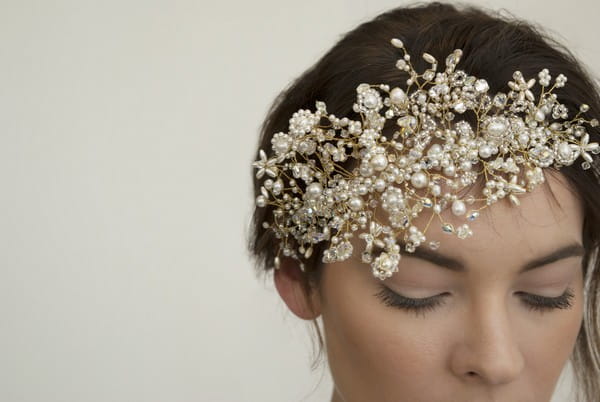 Daisy Labrinth Bridal Headband by Gillian Million and Amanda Wakeley