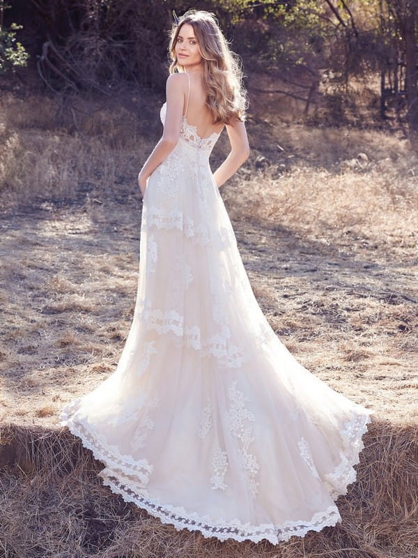 Back of Emily Wedding Dress from the Maggie Sottero Cordelia 2017 Bridal Collection