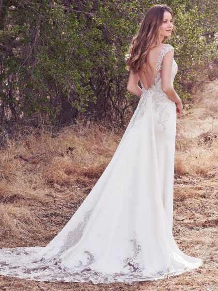 Back of Estelle Wedding Dress from the Maggie Sottero Cordelia 2017 Bridal Collection
