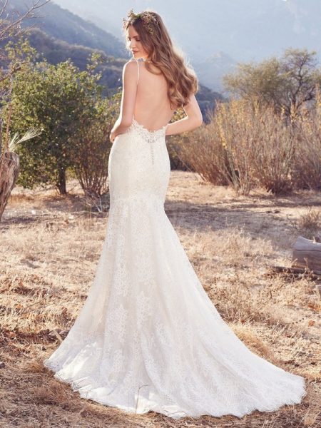 Back of Ida Wedding Dress from the Maggie Sottero Cordelia 2017 Bridal Collection