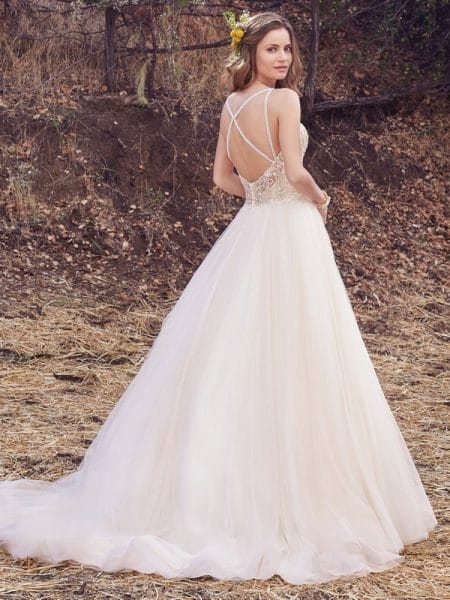 Back of Janessa Wedding Dress from the Maggie Sottero Cordelia 2017 Bridal Collection