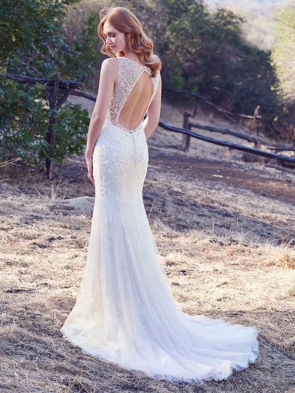 Back of Kyra Wedding Dress from the Maggie Sottero Cordelia 2017 Bridal Collection