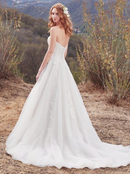 Back of Lorelai Wedding Dress from the Maggie Sottero Cordelia 2017 Bridal Collection