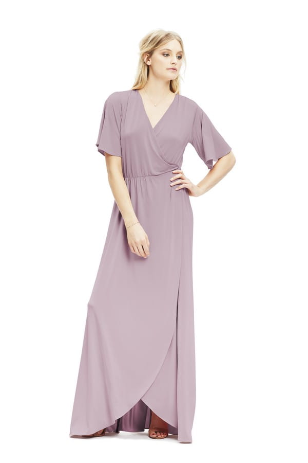 Lucy Dress in Heather from Twobirds Bridesmaid Party Collection