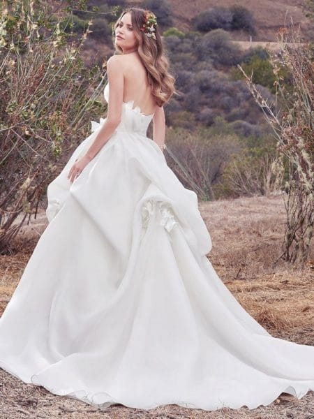Back of Meredith Wedding Dress from the Maggie Sottero Cordelia 2017 Bridal Collection