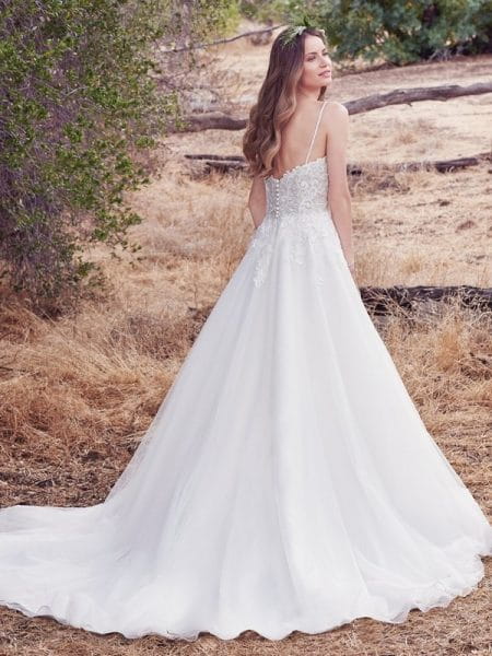 Back of Morocco Wedding Dress from the Maggie Sottero Cordelia 2017 Bridal Collection