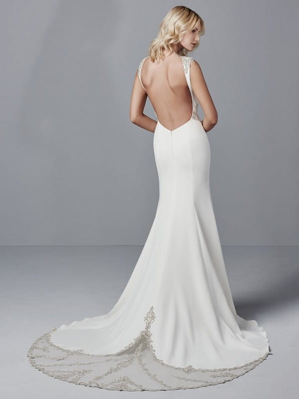 Back of Noah Wedding Dress from the Sottero and Midgley Grayson 2017 Bridal Collection