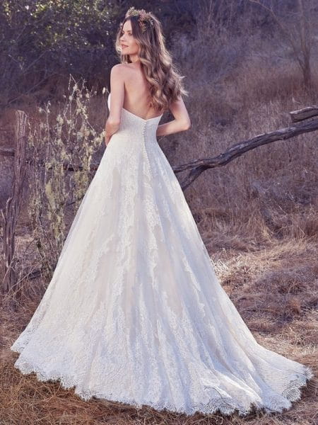 Back of Olea Wedding Dress from the Maggie Sottero Cordelia 2017 Bridal Collection