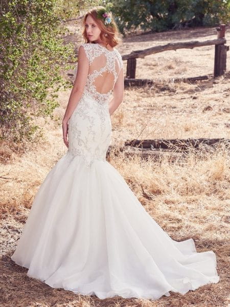 Back of Payson Wedding Dress from the Maggie Sottero Cordelia 2017 Bridal Collection