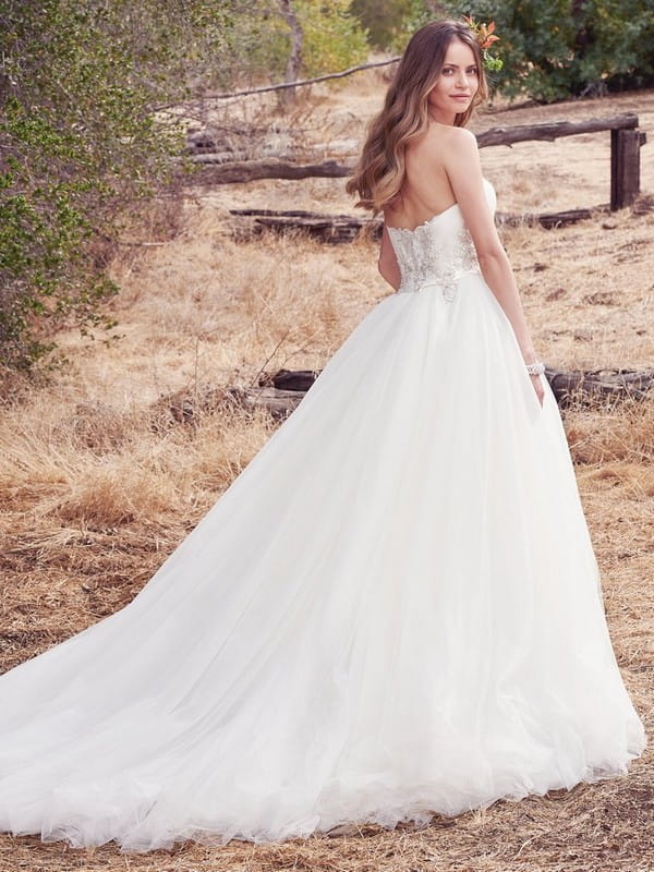 Back of Priya Wedding Dress from the Maggie Sottero Cordelia 2017 Bridal Collection