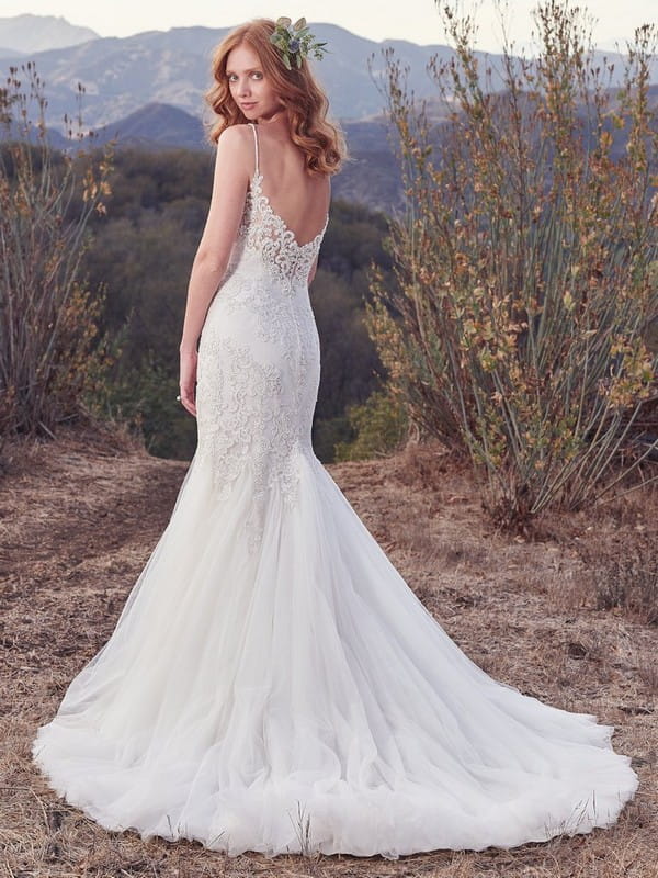 Back of Roslyn Wedding Dress from the Maggie Sottero Cordelia 2017 Bridal Collection