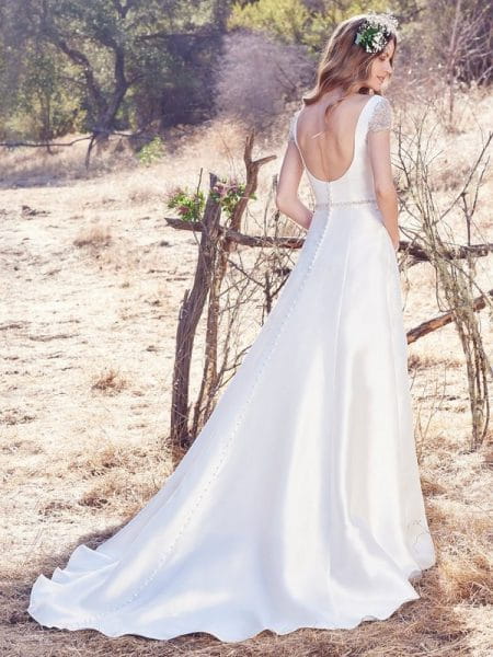 Back of Talin Wedding Dress from the Maggie Sottero Cordelia 2017 Bridal Collection