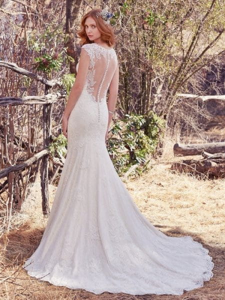 Back of Tilda Wedding Dress from the Maggie Sottero Cordelia 2017 Bridal Collection