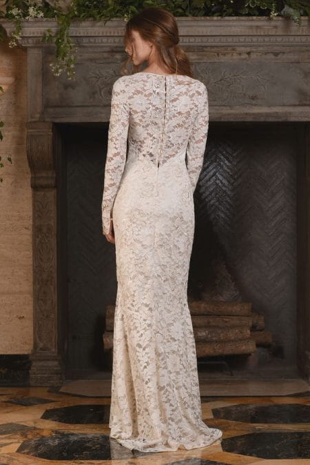 Back of Amber Wedding Dress from the Claire Pettibone The Four Seasons 2017 Bridal Collection