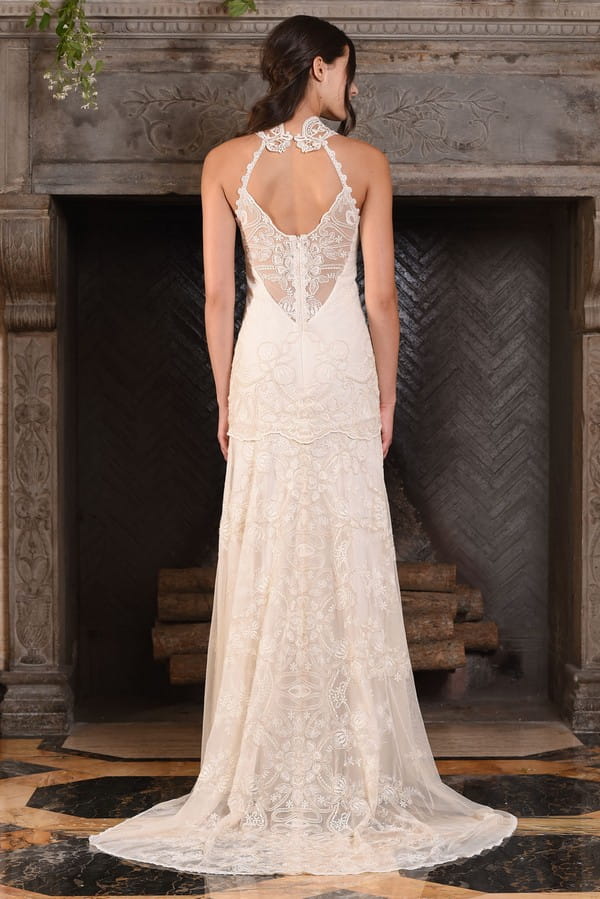 Back of Athena Wedding Dress from the Claire Pettibone The Four Seasons 2017 Bridal Collection