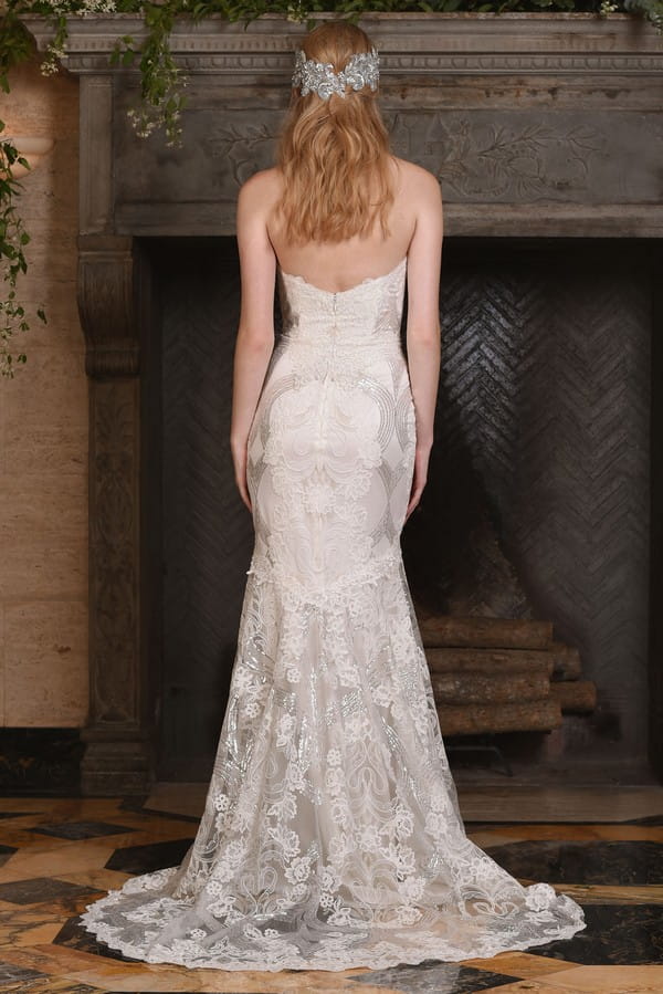 Back of Celeste Wedding Dress from the Claire Pettibone The Four Seasons 2017 Bridal Collection