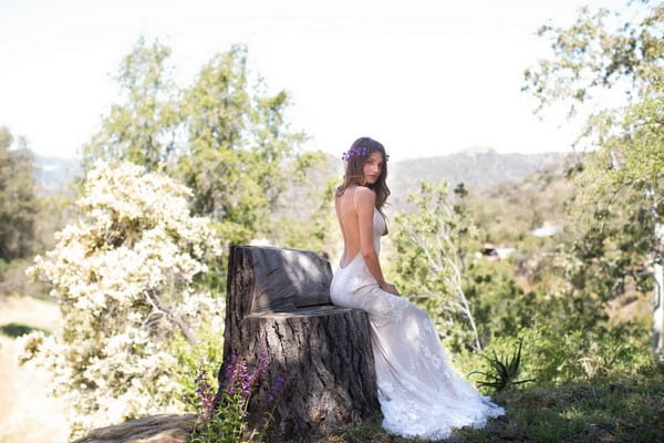 Del Rey Wedding Dress by Claire Pettibone - Image from California Dreamin' Styled Shoot