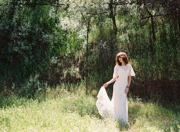 Silverlake Wedding Dress by Claire Pettibone - Image from California Dreamin' Styled Shoot