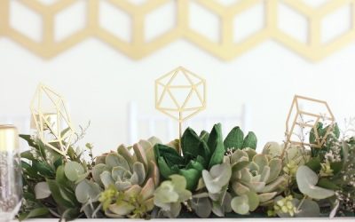 Metallic Wedding Table Styling Ideas