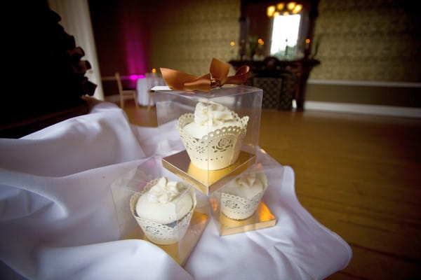 Individually Packaged Wedding Cupcakes