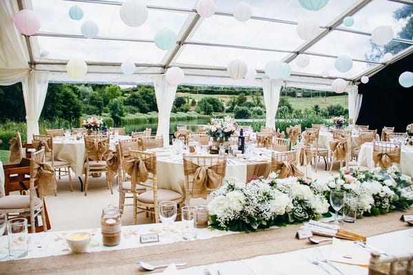 Marquee Wedding Styling