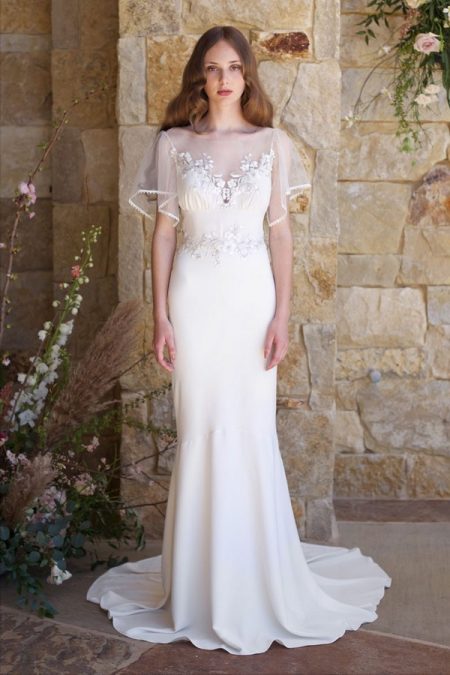 Merlot Wedding Dress from the Claire Pettibone Romantique The Vineyard Collection 2018