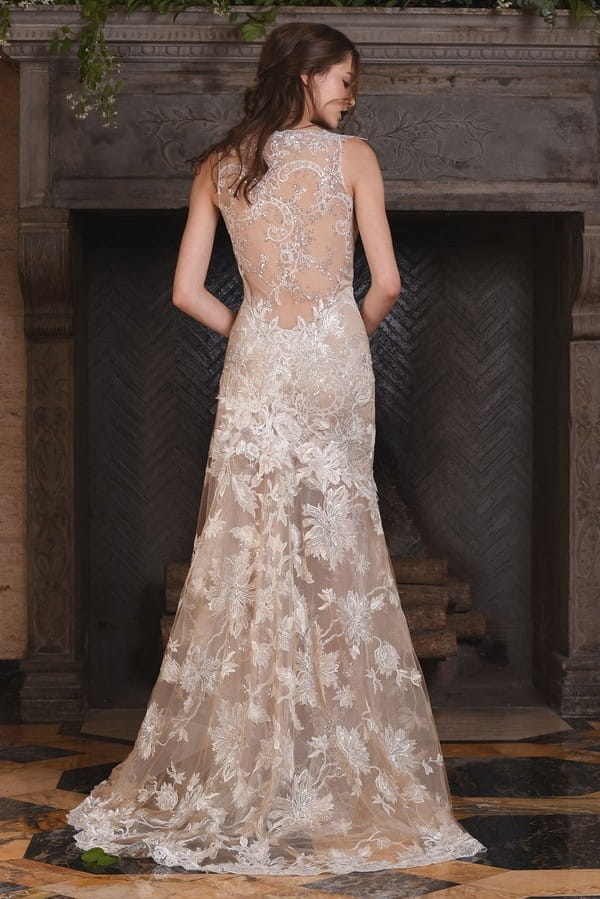 Back of Noel Wedding Dress from the Claire Pettibone The Four Seasons 2017 Bridal Collection