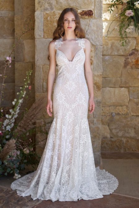 Saratoga Wedding Dress from the Claire Pettibone Romantique The Vineyard Collection 2018