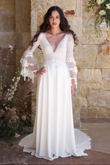 Sauvignon Wedding Dress from the Claire Pettibone Romantique The Vineyard Collection 2018