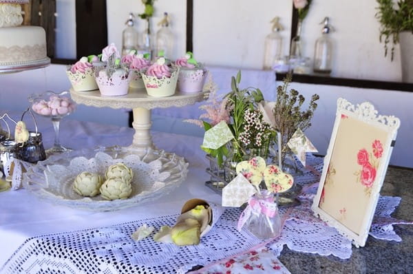 Vintage Themed Wedding Dessert Table
