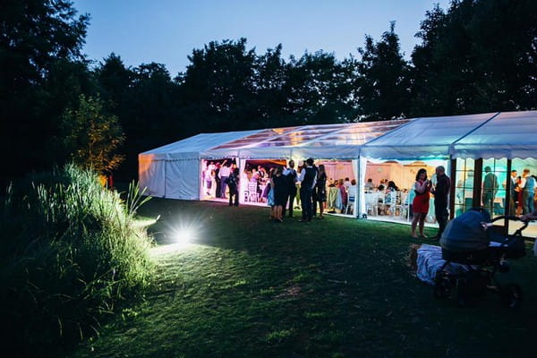 Wedding Marquee Evening Reception