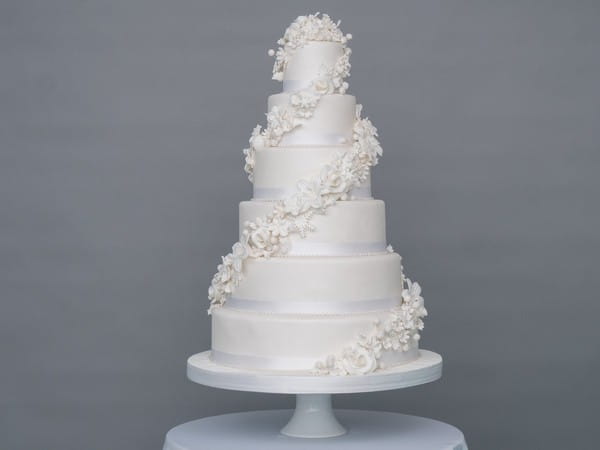 Winter Romance Wedding Cake by GC Couture