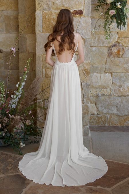 Back of Zinfandel Wedding Dress from the Claire Pettibone Romantique The Vineyard Collection 2018