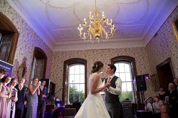 Wedding first dance at Kings Weston House