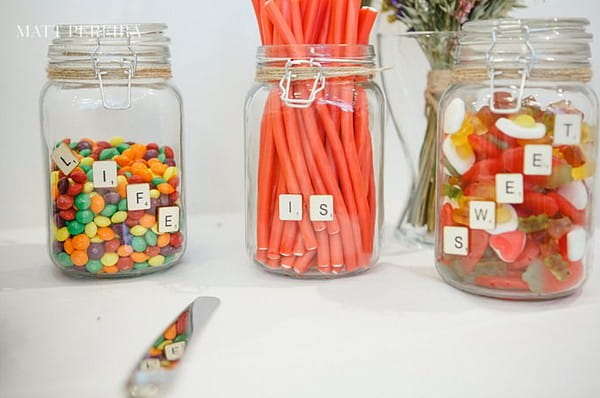 Jars of sweets