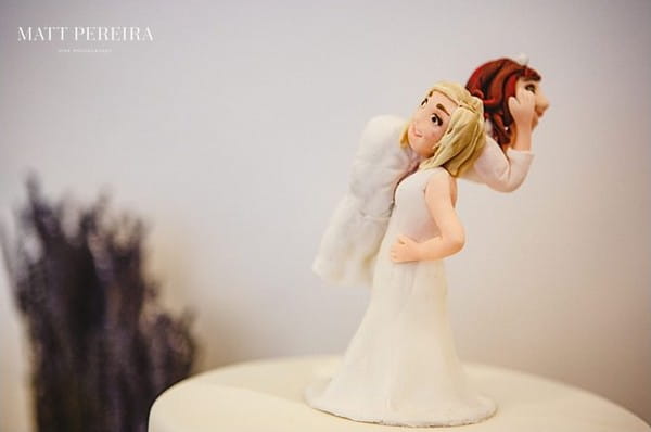 Bride personalised cake topper