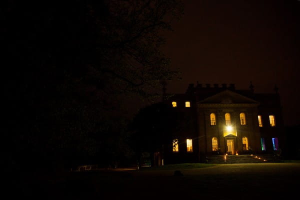 Kings Weston House at night