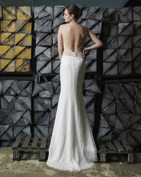 Back of Adeline wedding dress from the Elbeth Gillis Mystique 2018 collection