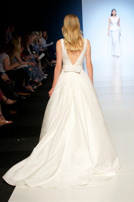 Back of Agatha Wedding Dress from the Alan Hannah Veritas 2018 Collection