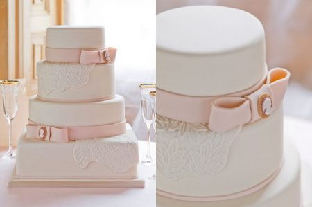 Cameo Wedding Cake by GC Couture