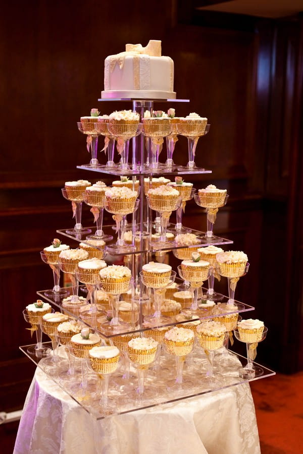 Champagne Cupcake Tower by GC Couture