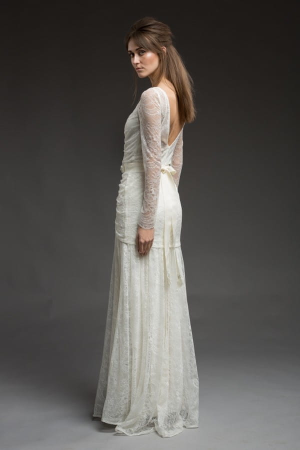 Back of Demelza Wedding Dress from the Katya Katya Shehurina Morning Mist 2017-2018 Collection