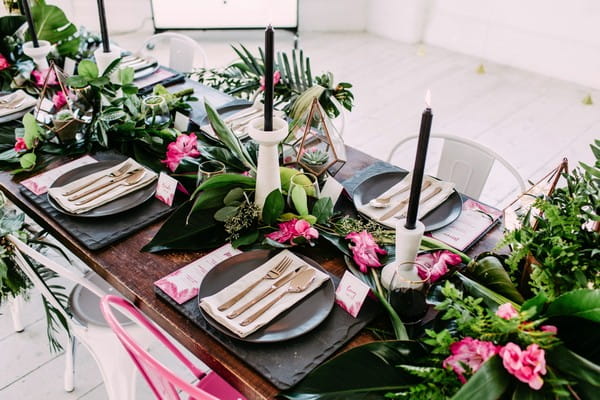 Floral Wedding Table Centrepiece