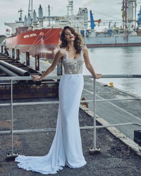 Giselle wedding dress from the Elbeth Gillis Mystique 2018 collection