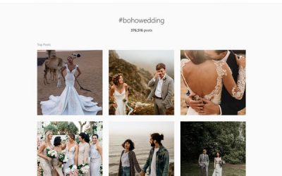 Using Instagram for Wedding Ideas