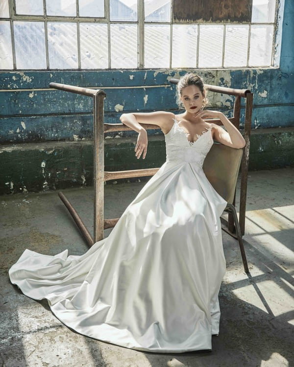 Karla wedding dress from the Elbeth Gillis Mystique 2018 collection