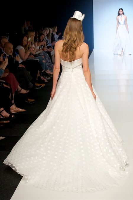 Back of Katia Wedding Dress from the Alan Hannah Veritas 2018 Collection